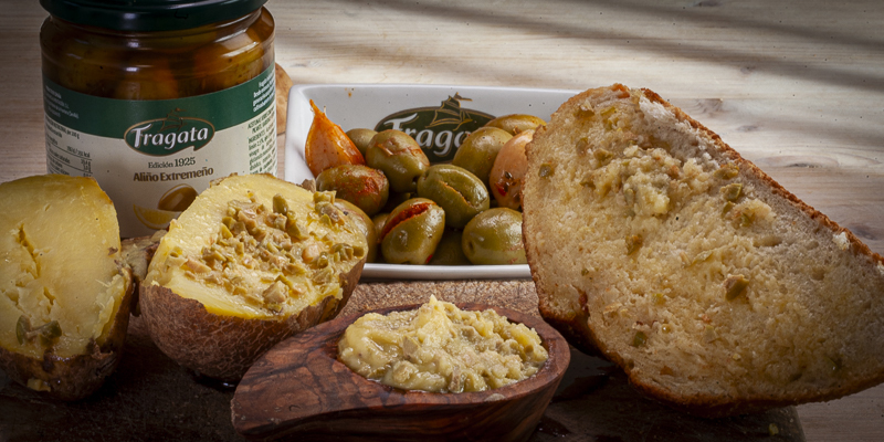 Mantequilla de aceitunas verdes